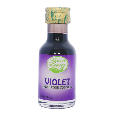 Green Leaves Violet Liquid Food Color