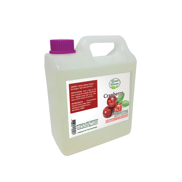 Green Leaves Concentrated Cranberry Multi-purpose Flavor Essence