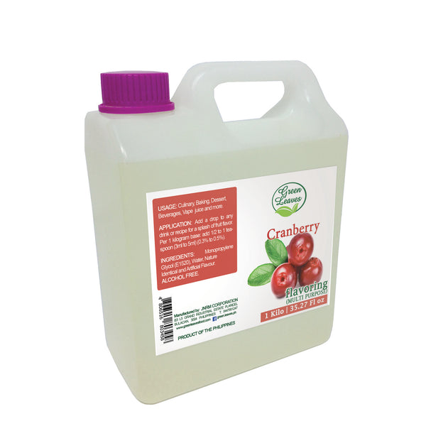 Green Leaves Concentrated Cranberry Multi-purpose Flavor Essence