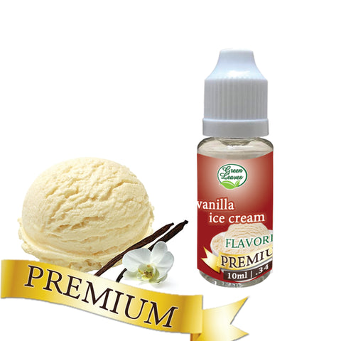 Premium Green Leaves Vanilla Ice Cream Flavor